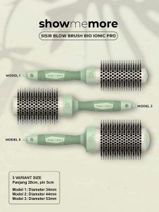 SHOWMEMORE Sisir Blow Brush Bio Ionic Pro – 34