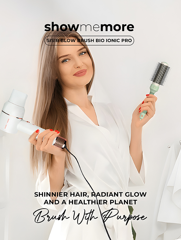 SHOWMEMORE Sisir Blow Brush Bio Ionic Pro – 34